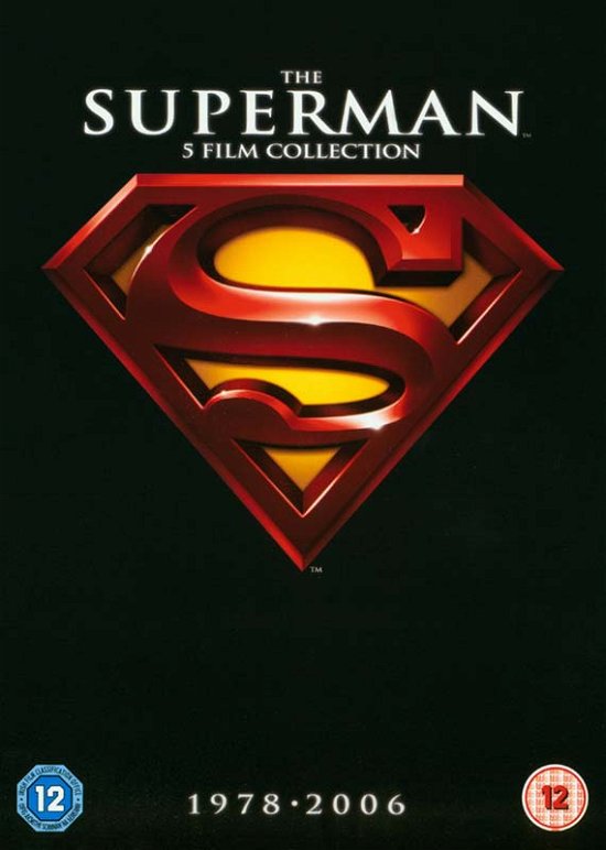 Cover for Superman 5 Film Collection · Superman - (5 Films) Collection 1 to V - 1 / 2 / 3 / 4 / Superman Returns (DVD) (2012)