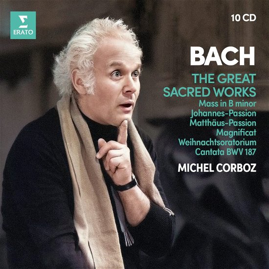 Cover for Michel Corboz · Bach: Great Sacred Works - Mass In B Passions Christmas Oratorio (CD) (2023)