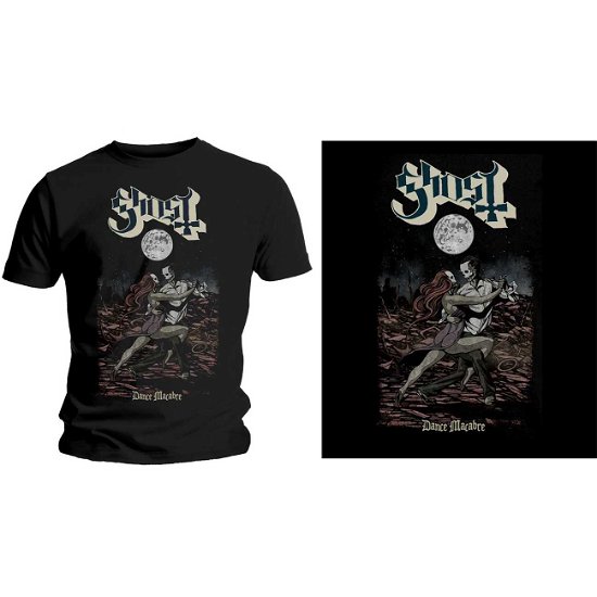 Cover for Ghost · Ghost Unisex T-Shirt: Dance Macabre (T-shirt) [size S] [Black - Unisex edition]