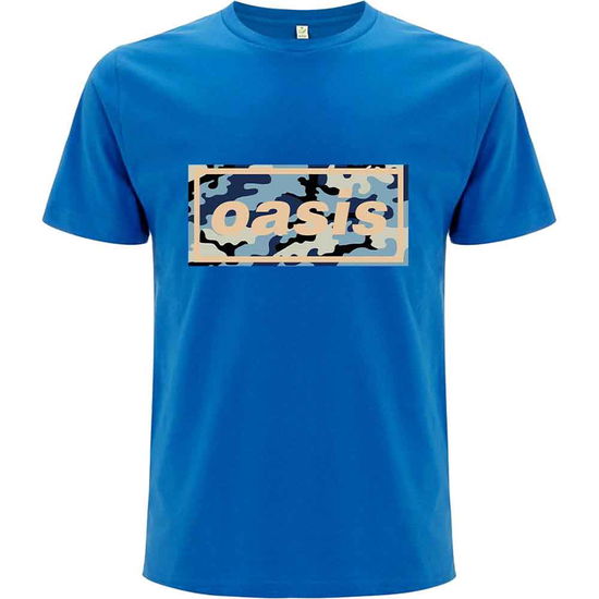 Oasis Unisex T-Shirt: Camo Logo - Oasis - Merchandise -  - 5056187736787 - 