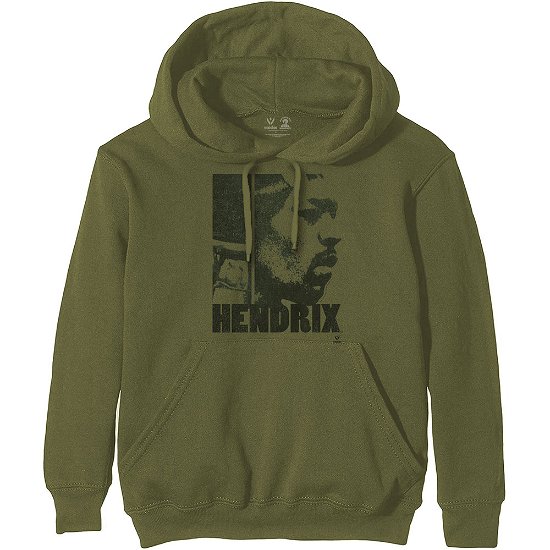 Cover for The Jimi Hendrix Experience · Jimi Hendrix Unisex Pullover Hoodie: Let Me Live (XX-Small) (Hoodie) [size XXS] [Green - Unisex edition]