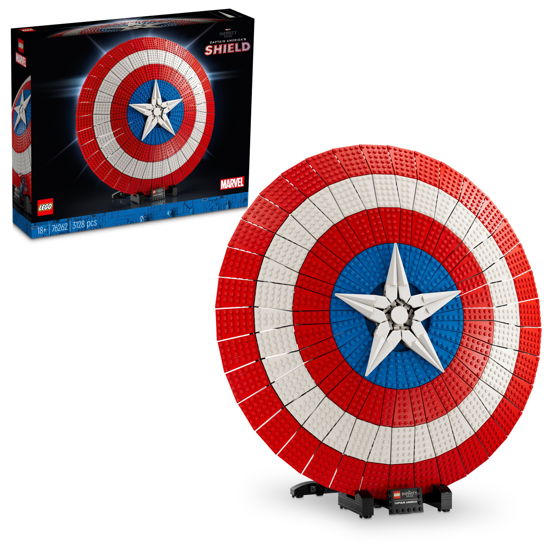 LEGO Super Heroes 76262 Het Schild van Captain America - Lego - Merchandise -  - 5702017419787 - 