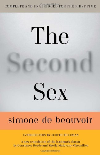 Cover for Simone De Beauvoir · The Second Sex (Paperback Bog) (2011)
