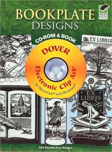 Cover for Carol Belanger Grafton · Bookplate Designs - Dover Electronic Clip Art (Lydbog (CD)) [Unabridged edition] (2008)