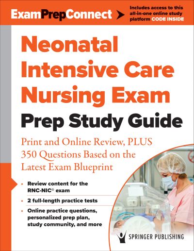 Cover for Springer Publishing Company · Neonatal Intensive Care Nursing Exam Prep Study Guide (Book) (2023)