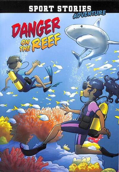 Cover for Jake Maddox · Danger on the Reef - Sport Stories Adventure (Pocketbok) (2020)