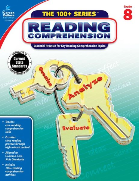 Reading Comprehension, Grade 8 - Carson-dellosa Publishing - Książki - Carson Dellosa Publishing Company - 9781483815787 - 26 marca 2015