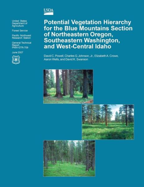 Cover for Powell · Potential Vegetation Hierarchy for the Blue Mountains Section of Northeastern Oregon, Southeastern Washington, and West- Central Idaho (Paperback Bog) (2015)