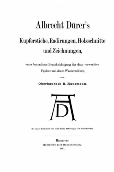 Cover for Albrecht Durer · Kupferstiche, radirungen, holzschnitte, und zeichnungen (Paperback Bog) (2016)