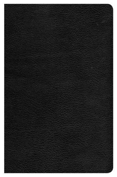 Cover for CSB Bibles by Holman CSB Bibles by Holman · CSB Large Print Personal Size Reference Bible, Black Genuine Leather (Lederbuch) (2018)