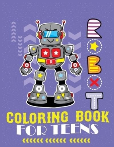 Cover for Second Language Journal · Robot coloring book For Teens (Taschenbuch) (2019)