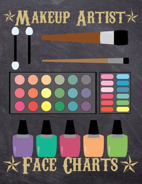 Cover for From Dyzamora · Makeup Artist Face Charts (Pocketbok) (2019)