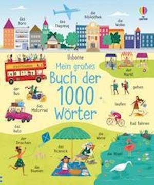 Cover for Usborne Verlag · Mein großes Buch der 1000 Wörter (Innbunden bok) (2022)