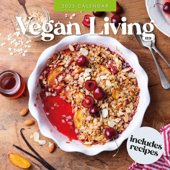 Red Robin · Vegan Living 2025 Square Wall Calendar (Paperback Book) (2024)