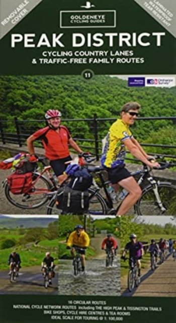 Cover for Goldeneye Goldeneye · Peak District Cycling Country Lanes &amp; Traffic-Free Family Routes (Paperback Book) (2021)