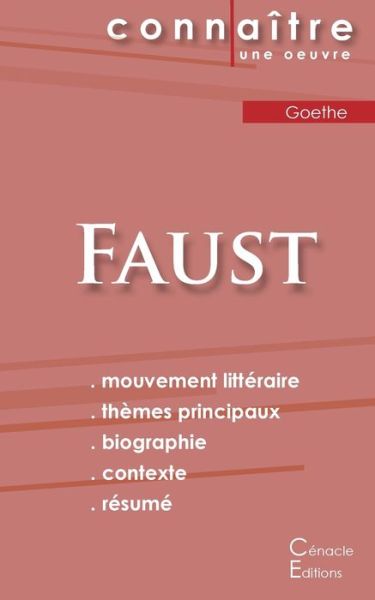 Fiche de lecture Faust de Goethe (Analyse litteraire de reference et resume complet) - Goethe - Bücher - Les Editions Du Cenacle - 9782367886787 - 26. Oktober 2022