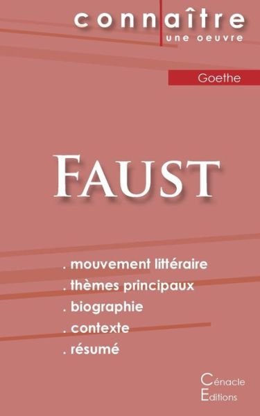 Cover for Goethe · Fiche de lecture Faust de Goethe (Analyse litteraire de reference et resume complet) (Paperback Bog) (2022)