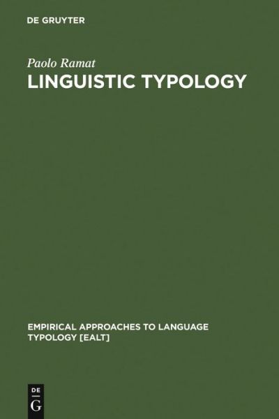 Cover for Ramat · Linguistic Typology (Book) (1987)
