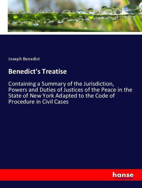 Cover for Benedict · Benedict's Treatise (Book)