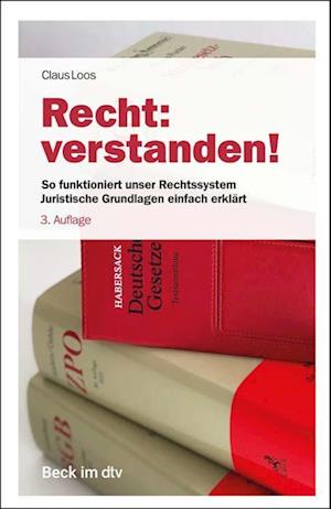 Cover for Claus Loos · Recht: verstanden! (Book) (2022)