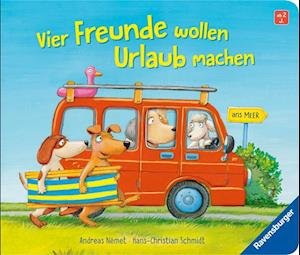 Vier Freunde wollen Urlaub machen - Hans-Christian Schmidt - Livres - Ravensburger Verlag GmbH - 9783473418787 - 15 janvier 2024