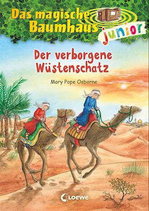 Das magische Baumhaus junior (Band 31) - Der verborgene Wüstenschatz - Mary Pope Osborne - Bøker - Loewe - 9783743212787 - 17. august 2022