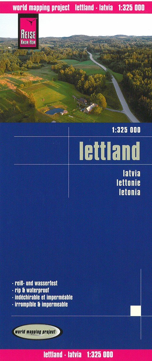 Cover for Reise Know-How · Latvia (1:325.000) (Landkarten) (2019)