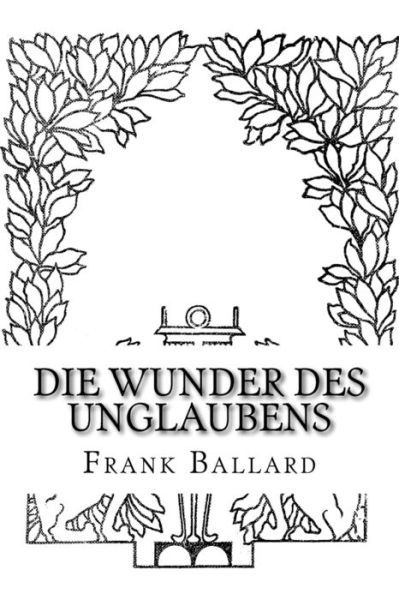 Cover for Frank Ballard · Die Wunder des Unglaubens (Paperback Book) (2015)