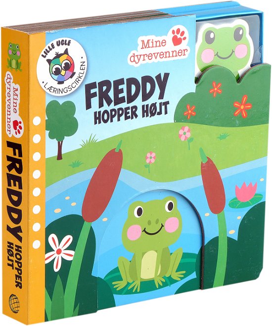 Cover for Globe · Mine dyrevenner: Freddy hopper højt (Cardboard Book) [1e uitgave] (2023)