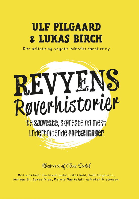 Cover for Lukas Birch Ulf Pilgaard · Revyens Røverhistorier (Bound Book) [1st edition] (2024)