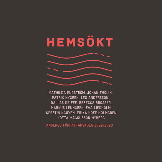 Cover for Hemsökt : en antologi från Angered författarskola 2022-2023 (Paperback Book) (2023)