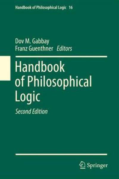 Cover for Dov M Gabbay · Handbook of  Philosophical Logic: Volume 16 - Handbook of Philosophical Logic (Innbunden bok) [2nd ed. 2011 edition] (2010)