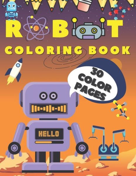 Cover for Coco Books · Robot Coloring Book (Paperback Book) (2020)