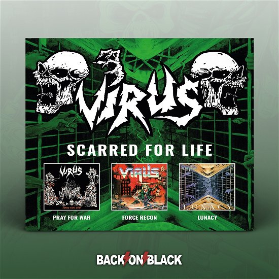 Cover for Virus · Scarred For Life (CD) (2021)