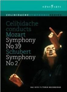 Cover for Mozart / Schubert / Orch Di Torino / Celibidache · Celibidache Conducts Mozart Symphony 39 &amp; Sym 2 (DVD) (2007)