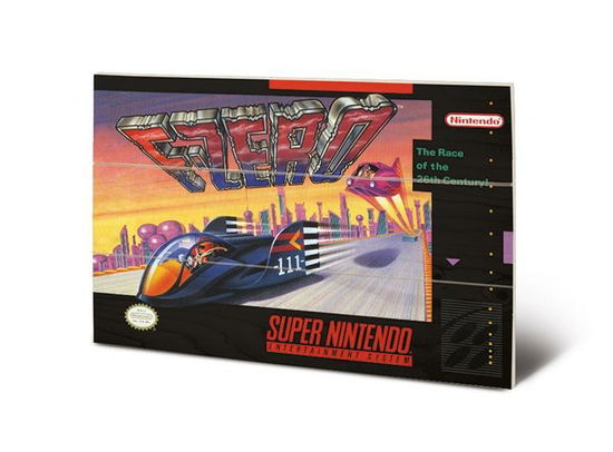 Cover for Wood Poster · SUPER NINTENDO - Wood Print 20x29.5 - F-Zero (MERCH) (2019)