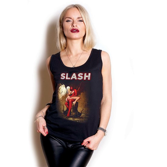 Cover for Rockoff · Slash: Angel &amp; Devil (T-Shirt Donna Tg S) (T-shirt) [size S] [Black - Ladies edition]