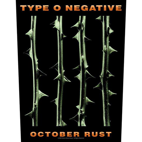 Type O Negative Back Patch: October Rust - Type O Negative - Gadżety -  - 5056365715788 - 