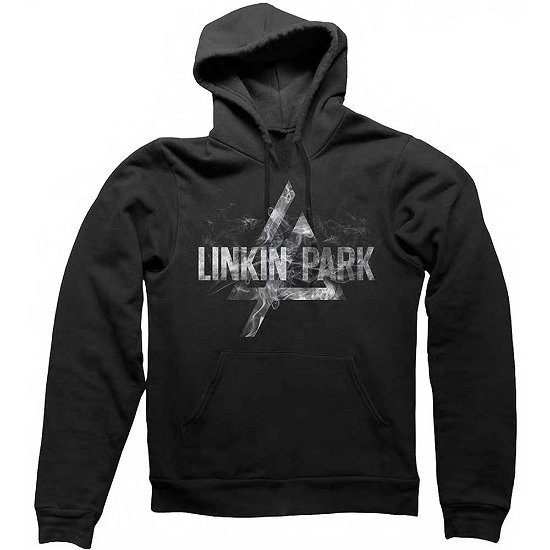 Cover for Linkin Park · Linkin Park Unisex Pullover Hoodie: Smoke Logo (Hoodie) [size S] [Black - Unisex edition]