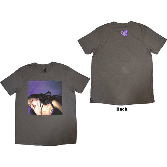 Cover for Olivia Rodrigo · Olivia Rodrigo Unisex T-Shirt: Guts Album Cover (Charcoal Grey) (Back Print) (T-shirt) [size S] (2024)