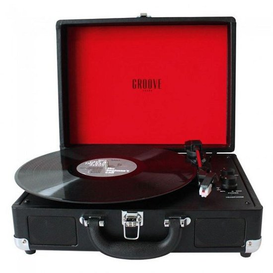 Groove Sound: Black - Portable Record Player - Merchandise -  - 5705535052788 - February 9, 2016