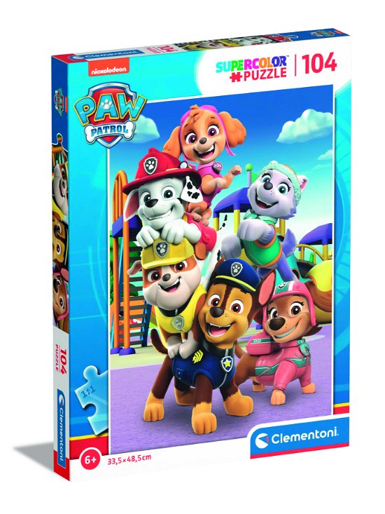 Cover for Clementoni · Puslespil Paw Patrol, Super, 104 brikker (Pussel) (2023)