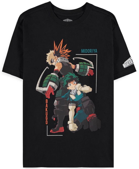 Cover for My Hero Academia · Izuku Midoriya Black (T-Shirt Unisex Tg. XS) (N/A)