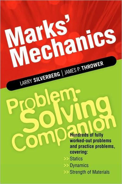 Cover for James P. Thrower · Marks' Mechanics Problem-solving Companion (Taschenbuch) (2001)