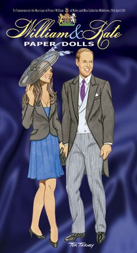 Cover for Tom Tierney · William and Kate Paper Dolls: To Commemorate the Marriage of Prince William of Wales and Miss Catherine Middleton, 29th April 2011 - Dover Royal Paper Dolls (Paperback Book) (2011)