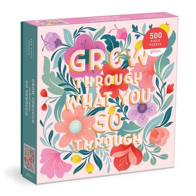 Cover for Galison · Grow Through What You Go Through 500 Piece Puzzle (GAME) (2022)