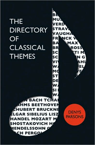 Cover for Denys Parsons · The Directory Of Classical Themes (Paperback Book) (2008)