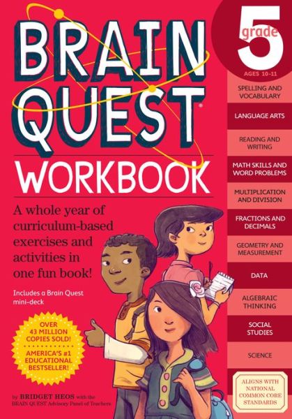 Brain Quest Workbook: Grade 5 - Bridget Heos - Books - Workman Publishing Company - 9780761182788 - May 5, 2015