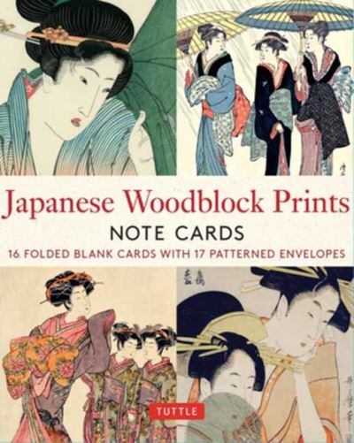 Japanese Woodblock Prints, 16 Note Cards: 16 Different Blank Cards with 17 Patterned Envelopes in a Keepsake Box! - Japanese Woodblock Prints Notebk - Bøger - Tuttle Publishing - 9780804854788 - 26. april 2022