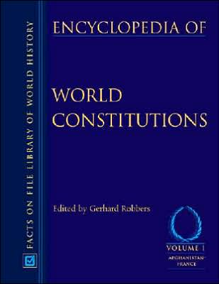 Cover for Gerhard Robbers · Encyclopedia of World Constitutions (Hardcover Book) (2006)